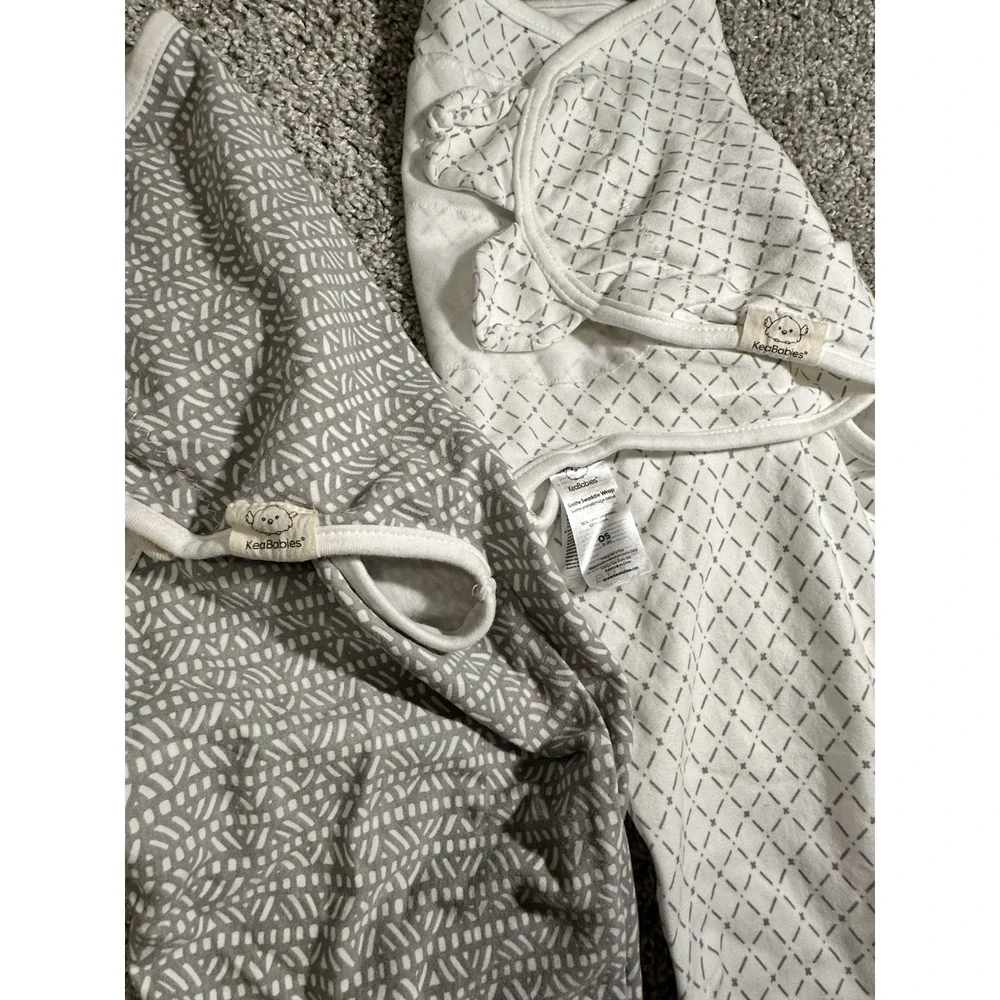 Unisex Baby Stroller Sack Wrap And 2 KeaBabies Soothe Swaddle Wraps EUC!‎